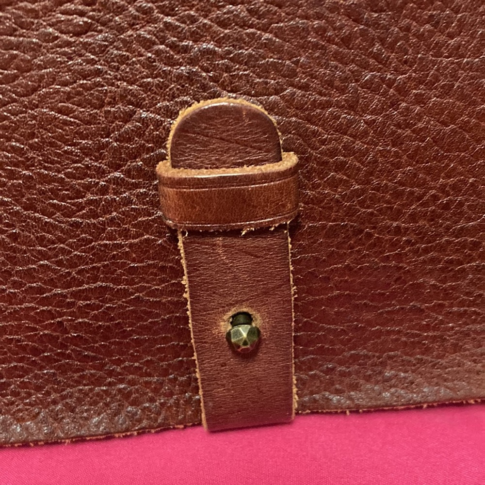 Lucky Brand Leather Bag Sz Medium - Picture 3 of 16